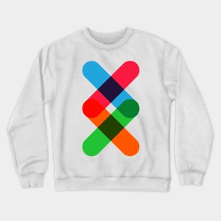 Geometric minimal pattern colourful Crewneck Sweatshirt